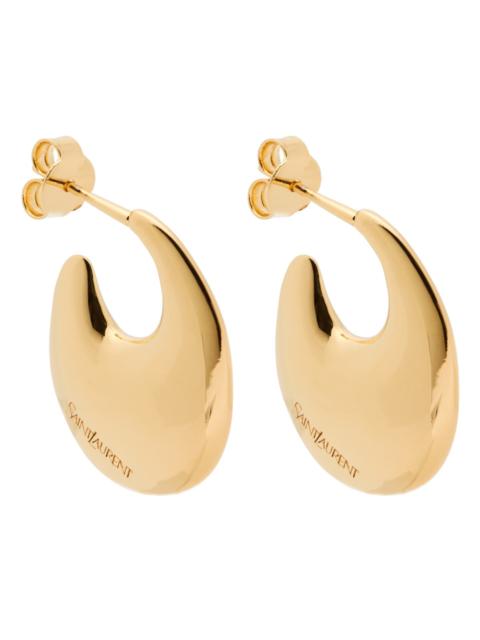 SAINT LAURENT Saint Laurent Creole Hoop Earrings