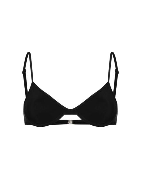 underwire half-cup bikini top