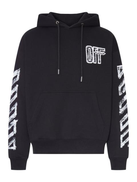 Off-White Off-White Men Hoodie With Arrow Sketch Print