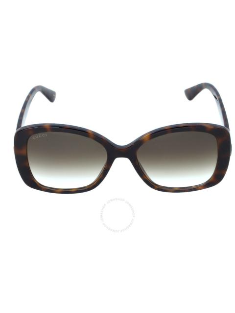 GUCCI Gucci Brown Square Ladies Sunglasses GG0762S 002 56
