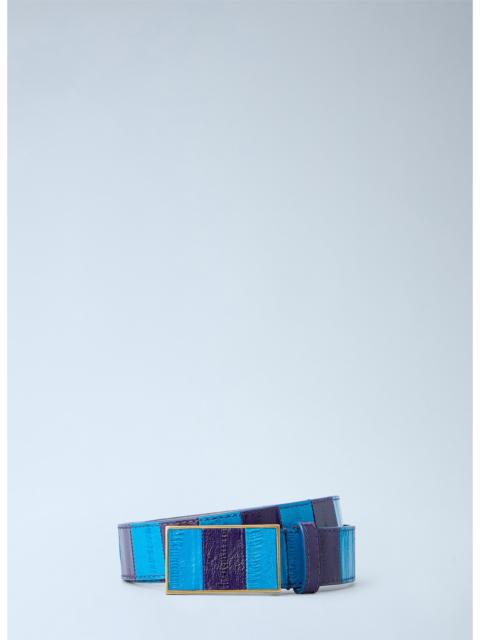 Dries Van Noten Dries Van Noten Women Striped Leather Belt