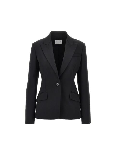 THE ANDAMANE The Andamane Bianca Gabardine Jacket Black