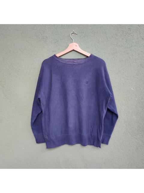Other Designers Vintage - Vintage Champion Reverse Wave Faded Sweatshirt Jumper
