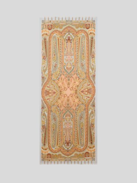Etro CASHMERE-BLEND SCARF WITH FLORAL MOTIF