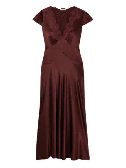 DÔEN Coraline Dress in Equestrian Brown