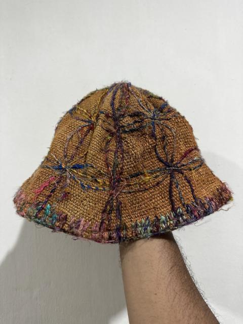 Other Designers Japanese Brand - Rare 💯 HEMP Unique Style Bucket Hat