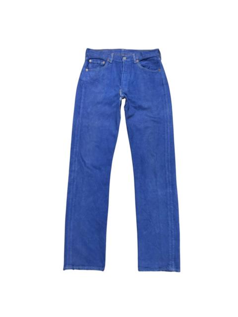Levi's Vintage Levis 501 Royal Blue Jeans Dyed Distressed