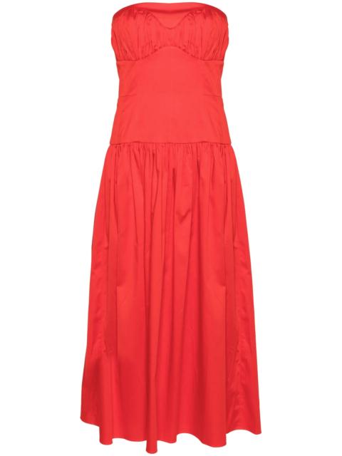TOVE Lauryn strapless midi dress