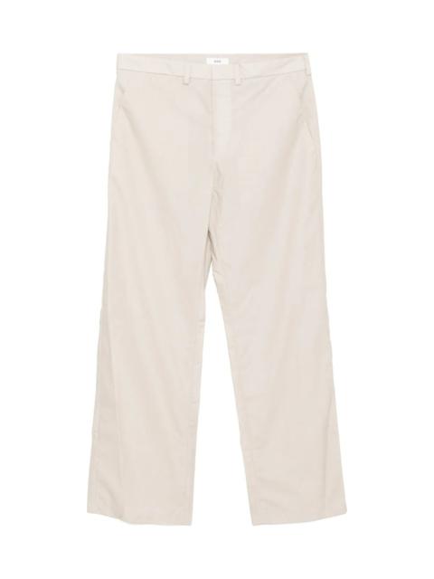 RIER WAXED POPLIN TROUSERS