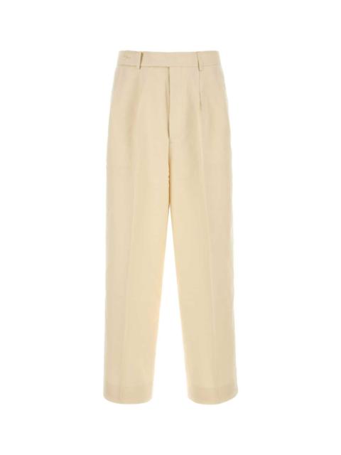 BODE Bode Men Cream Viscose Blend Wide-Leg Pant