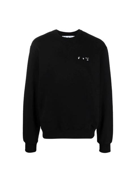 Off-White Men's Off-White Caravaggio Painting Round Neck Black OMBA057C99FLE0051001