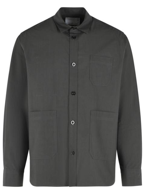 sacai Sacai 'Typewriter' Green Cotton Shirt Men