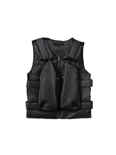 WHO DECIDES WAR ORGANZA BULLET POINT VEST
