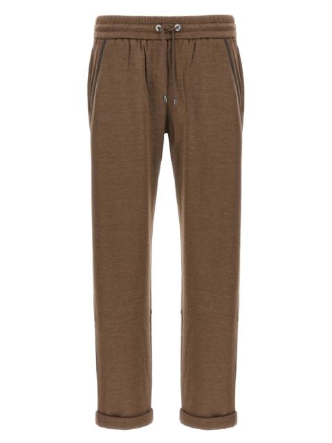 Brunello Cucinelli 'Shiny Pocket Detail' joggers