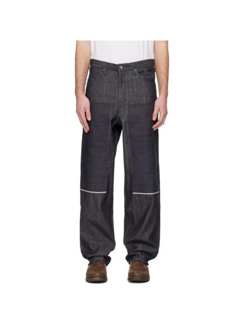 visvim Navy Carpenter Jeans