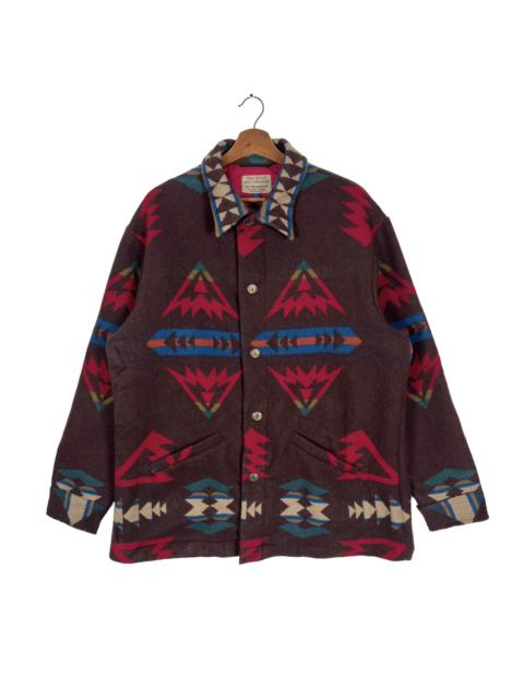 Other Designers Pendleton - Vintage Pendleton Navajo Western Wear Indian Blanket Coat