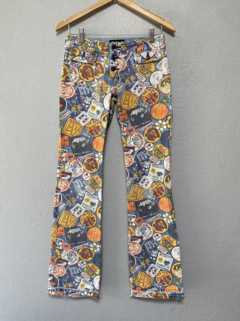 Hysteric Glamour Hysteric glamour flared band rock star jeans bushpants