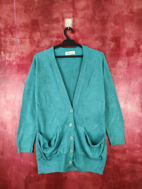 Other Designers Japanese Brand - Zootie Green Knitwear Cardigan
