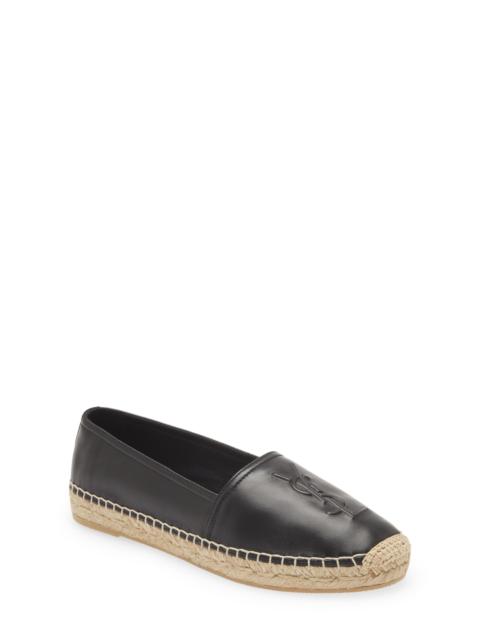 SAINT LAURENT Logo Espadrille Flat