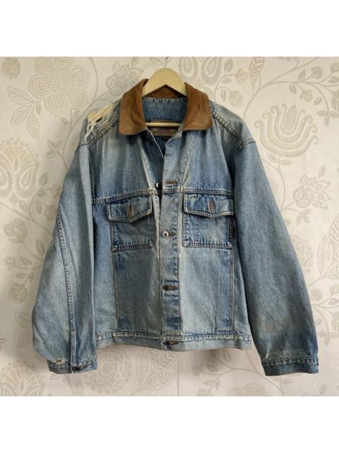 Other Designers Timberland × Vintage - Distressed Timberland Classic Weathergear Denim Jacket