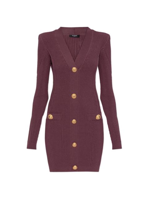 Balmain Balmain Dress With Decorative Buttons