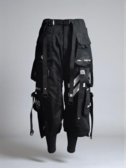 Other Designers Machine56™ SL2/RUNNER_04-BK BLACK CARGO PANTS M56® ./©2OO2-2O2X