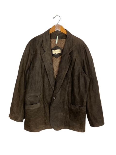 Other Designers Rare‼️ Vintage Onbu de Dacco Vera Pelle Viscosa Coat Italy