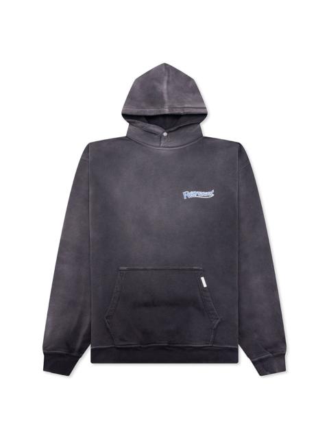 REPRESENT SHOWCASING HOODIE - STAINED BLACK
