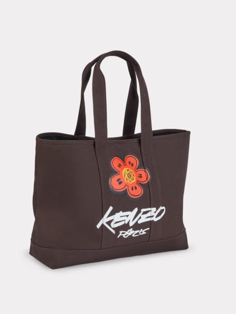 KENZO 'Kenzo x Futura 2000' large tote bag 'Kenzo Utility' in canvas