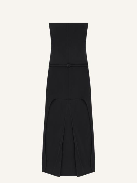 courrèges CIRCLE EDGE BUSTIER GOWN