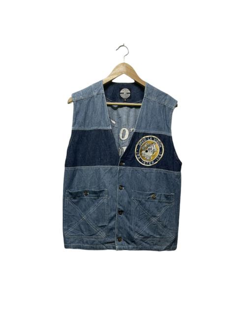 Other Designers VINTAGE DECO LA VISION DOUBLE POCKET VEST