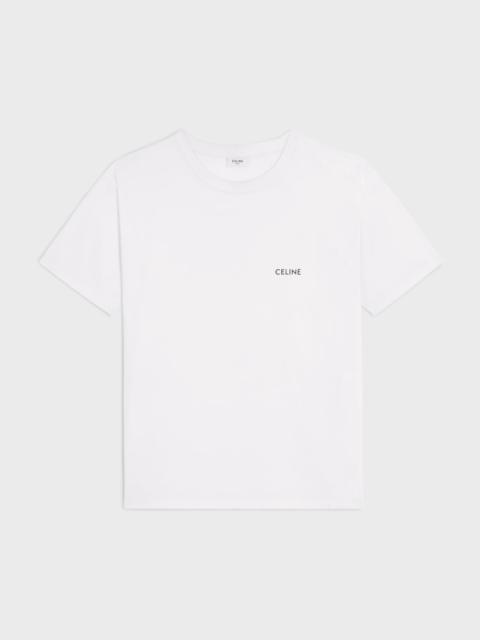 CELINE celine loose T-shirt in cotton jersey