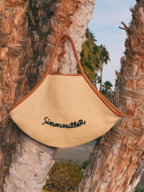 SIMONMILLER Large Mercado Tote in Natural/Black
