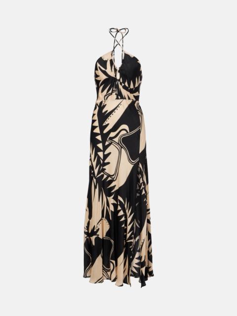 Poupette St Barth Stella printed maxi dress