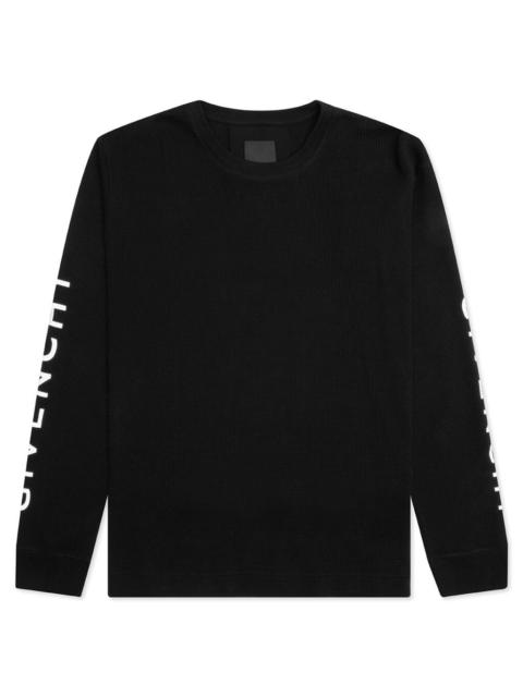 Givenchy CLASSIC FIT L/S T-SHIRT - BLACK