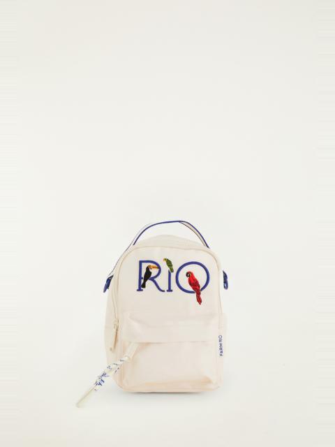 FARM RIO Off-White Rio Mini Backpack
