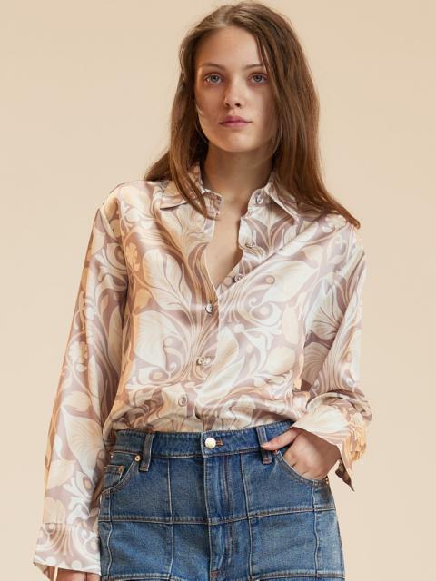 CYNTHIA ROWLEY Collectible Silk Shirt