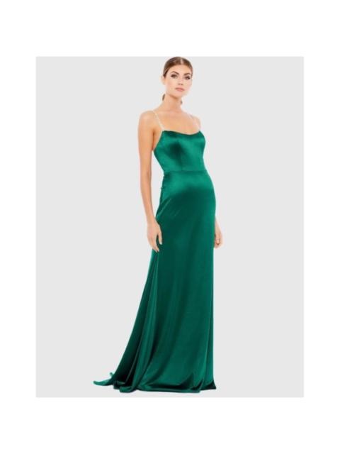 Other Designers New! leena Mac Duggal 12428
Charmeuse Rhinestone Trumpet Gown Emerald Sz 6‎ $398