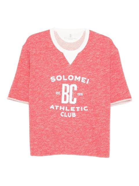 Brunello Cucinelli Short Sleeve Sweatshirt