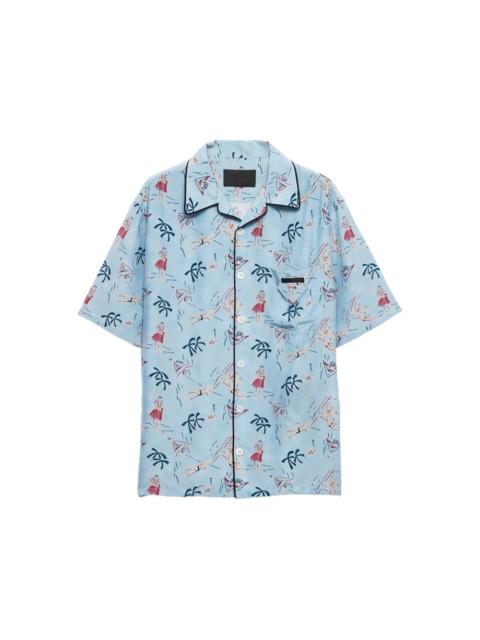Prada Prada Blue Shirts Men
