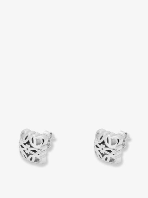 Loewe Loewe Women Anagram Bombe Sterling Silver Earrings