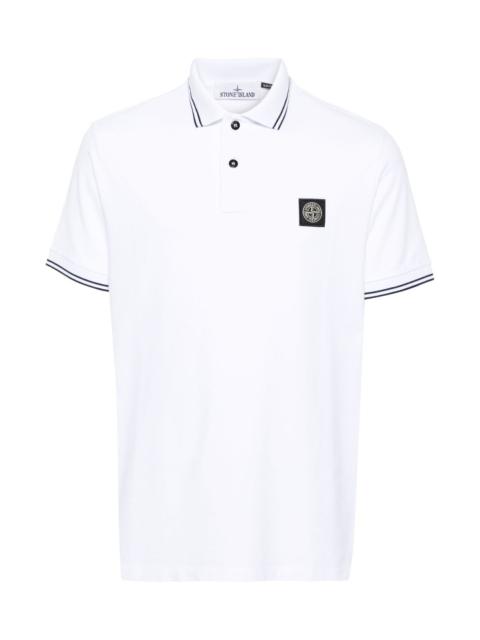 Stone Island PIQUÉ COTTON POLO SHIRT