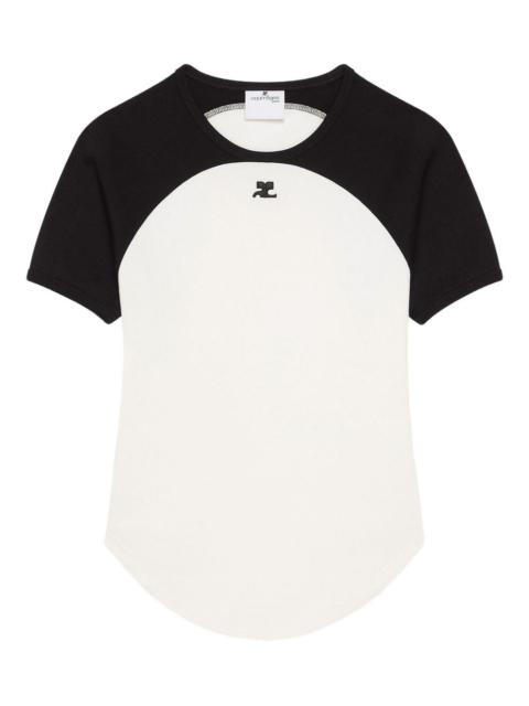 courrèges Cotton jersey T-shirt
