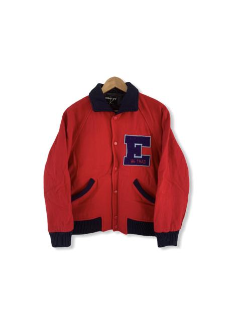 Other Designers Varsity - JapaneseBrand Letterman Cosmic Eye wool Varsity Jacket