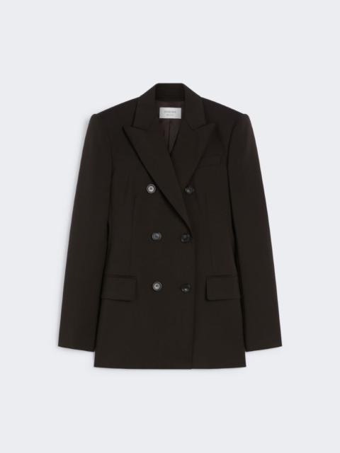 Sportmax Double-breasted wool tailored blazer