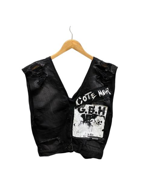 Other Designers Vintage - G.B.H charged custom vest jacket punk style
