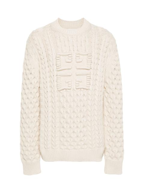 Givenchy 4G CABLE-KNIT JUMPER