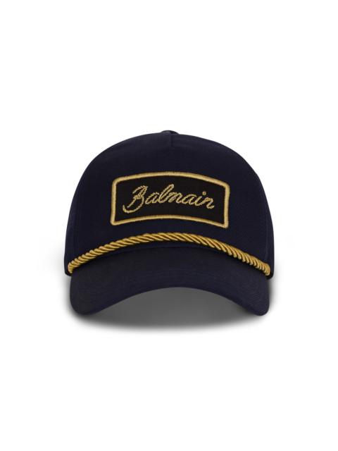 Balmain Cotton cap with cord