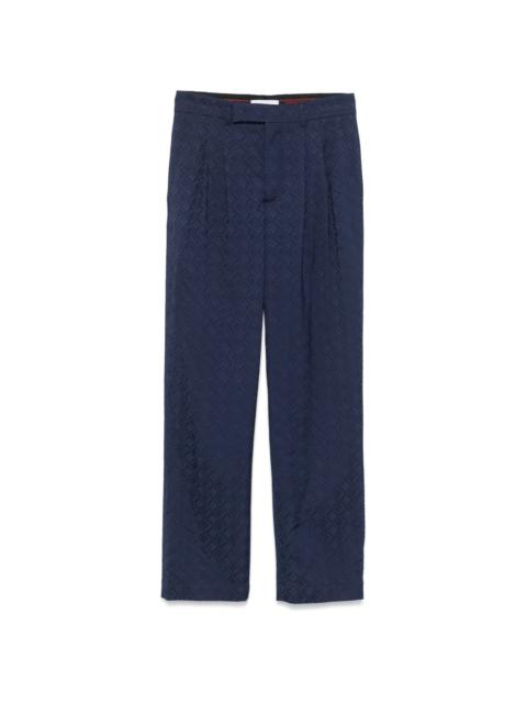Moon Diamond-jacquard trousers
