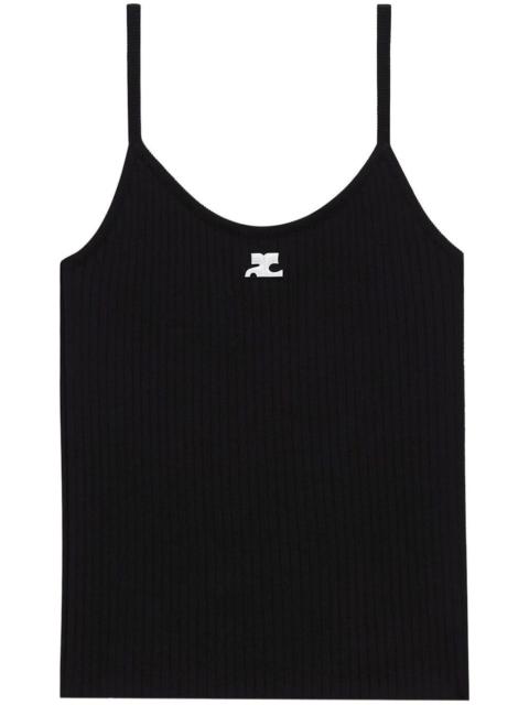 courrèges Courreges Women Reedition Ribbed Knitted Tank Top